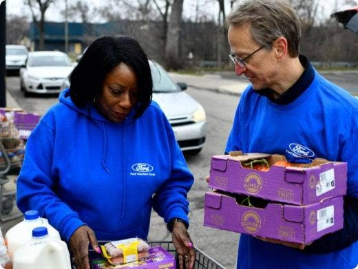A person and person in blue shirts AI-generated content may be incorrect.